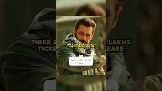 Tiger 3 Advance Booking 🔥😈