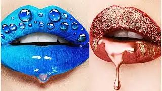 Satisfying Lipstick Application | Lip Art Compilation