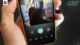 audio bidirectionnel de l'ARCAM 360&deg; Indoor Camera