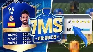 96 TOTS ISCO 7-МИНУТНЫЙ КОНСТРУКТОР КОМАНДЫ ПРОТИВ ТОМА!! - FIFA 17 ULTIMATE TEAM!!