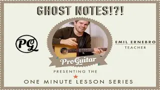Emil Ernebro Lesson - Ghost Notes on Guitar!