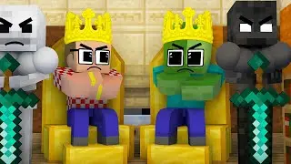 Bullied Zombie Boy Turns into a Hero King 👑 | Minecraft Animation
