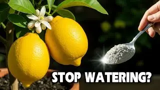 I STOPPED Watering My Lemon Tree - What Happened in Week 4 Shocked Me