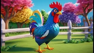 Rooster Combs Go Crow Crow Crow | Fun Farm Animal Nursery Rhyme | Kids Songs | Baby Music