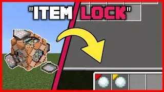How to Use Item Lock ‼️- Command Block - Minecraft Bedrock