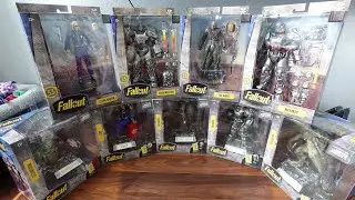 McFarlane Movie Maniacs Fallout Figures: Lucy The Ghoul Maximus Steph Hank Securitron Deathclaw