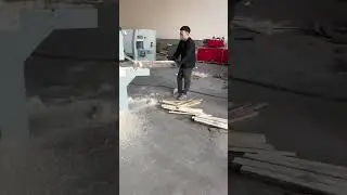 Square wood cutting sawing machine