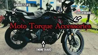 Moto Torque Accessories Install on V-Strom 250SX | Crash Guard, Saddle Stay Fitment | Suzuki Bike