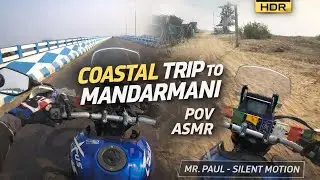 Riding Through Coastal Roads 🌴 Mandarmani POV ASMR | 4K HDR 