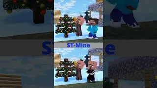 Baby Steve VS Bad Villager. New video. #shorts