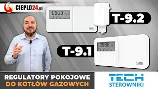 Tech T-9.1 czy T-9.2? Por&oacute;wnanie prostych regulator&oacute;w pokojowych do kotła gazowego | cieplo24