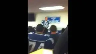 Coach Ault after game speech