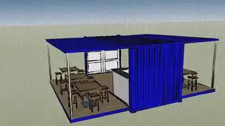 Event Containers 42m2 20ft Shipping Container