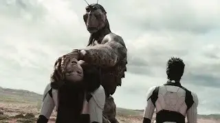 Human sent cockroaches to Mars, 500 years later the cockroaches evolved into cockroach people.