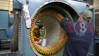 BOBINADO DE UN MOTOR MARCA ABB - EMPRESA BOORTMALT