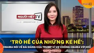&lsquo;Tr&ograve; hề của những kẻ hề&rsquo;: Obama n&oacute;i về b&agrave;i đăng của Trump v&iacute; vợ chồng Obama với khỉ