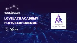 Catalyst Fund 11 Plutus free course Lovelace Academy plutus experience update #cardanoadatoday  #ada