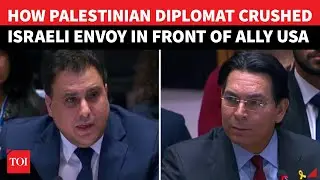 UNSC Explodes: Israel, Palestinian Diplomats TRADE BLOWS Over 'GENOCIDAL WAR' In Gaza | WATCH