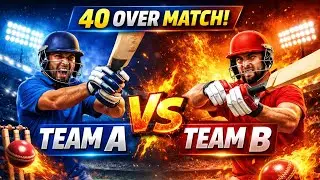 LIVE: Stoom  vs The Ultimate | 40 Overs Match Today | Live Cricket Score & Commentary | #livematch
