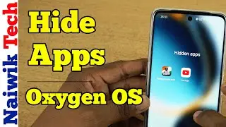 Hide Apps in Oneplus Phone | OxygenOS 14