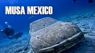 SCUBA DIVING UNDERWATER MUSEUM IN ISLA MUJERES, MEXICO *MUSA*