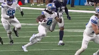 Gibbs is already heating up on Lions' opening drive