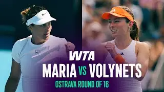 Tatjana Maria vs. Katie Volynets | 2026 Ostrava Round of 16 | WTA Match Highlights