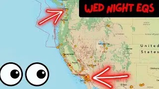 Southern California Earthquakes continue. 3.0 EQ near Seattle Washington. Wednesday Night update.