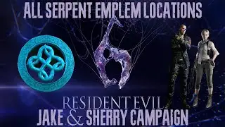 All Serpent Emblem Locations. Jake Campaign Resident Evil 6