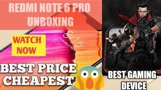 redmi note 6 pro unboxing | specifications | features | better than note 5 pro |notch display camera
