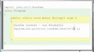 Java Random Class in BlueJ with American Accent