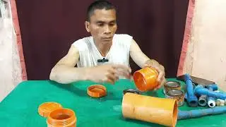 Paano maglagay ng pvc caps fitting sa pvc pipe#plumbing#plumbingtips 