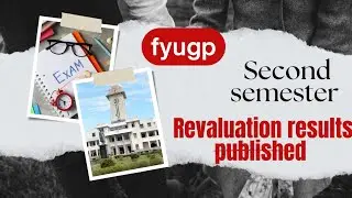Second semester degree fyugp revaluation results published, kerala university #asmedia