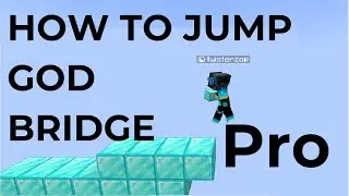 How to Jump GodBridge in Hindi in Minecraft|Jitter bridge/god bridge
