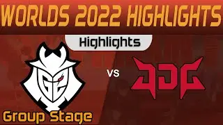 G2 vs JDG Highlights Group Stage Worlds 2022 G2 Esports vs JD Gaming by Onivia
