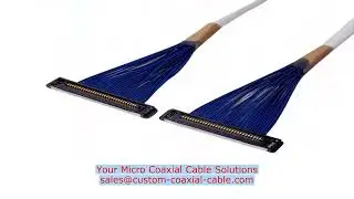 High Speed Cables Connectors IPEX 2576-150 fine-pitch coaxial cable PPAP available High Flexibility