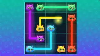 Bubbu - My Virtual Pet - Play Fun Pet Care Kids Game - Cute Cat Playing Connect The Dots