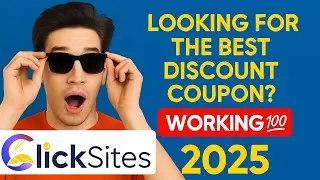 ClickSites AI Coupon Code 2025 💻 Save Big on Website Builder AI Tool