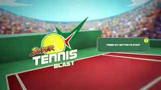 Super Tennis Blast Title Screen (PC, PS4, Xbox One, Switch)