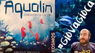 GiovaGioca vol 17: AQUALIN magnifico astratto marittimo in bachelite per 2 giocatori!