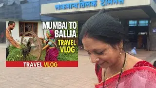 Bohot Shandaar Raha Safar ✈️ Mumbai to Ballia – A Journey Full of Memories 🚆✨ Viral Aunty No 1