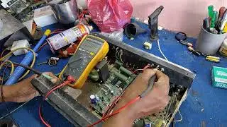 how to repair ahuja amplifire no power issue/ amplifire repair