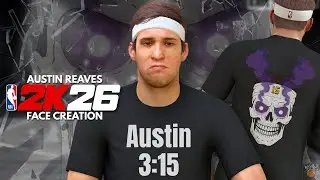 Создание лица Остина Ривза NBA 2K26