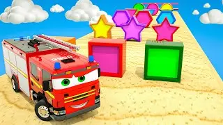 Sing a Song Vroom Vroom Police, Baby Shark | Crush the figures! | Baby Nursery Rhymes