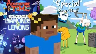 Minecraft x Hora de Aventuras!!! | Diamantes y Limones | REACCI&Oacute;N de Hora de Aventuras