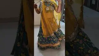 Cotton Lehenga Odhani Set👌👍 #fashion #haldidress #weddingdress