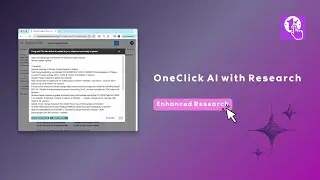 How to Use OneClick AI for Researching?