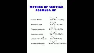 method of writing formula of an Ionic compound #youtuneshorts #jee #neet #shorts #chemistrynotes