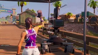 Where to Dance on camera for 10s at Sweaty Sands - Fortnite Challenges - Week 4, Season 3