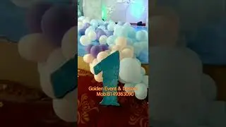 Latest Frozen Theme|Golden event & Decoretion